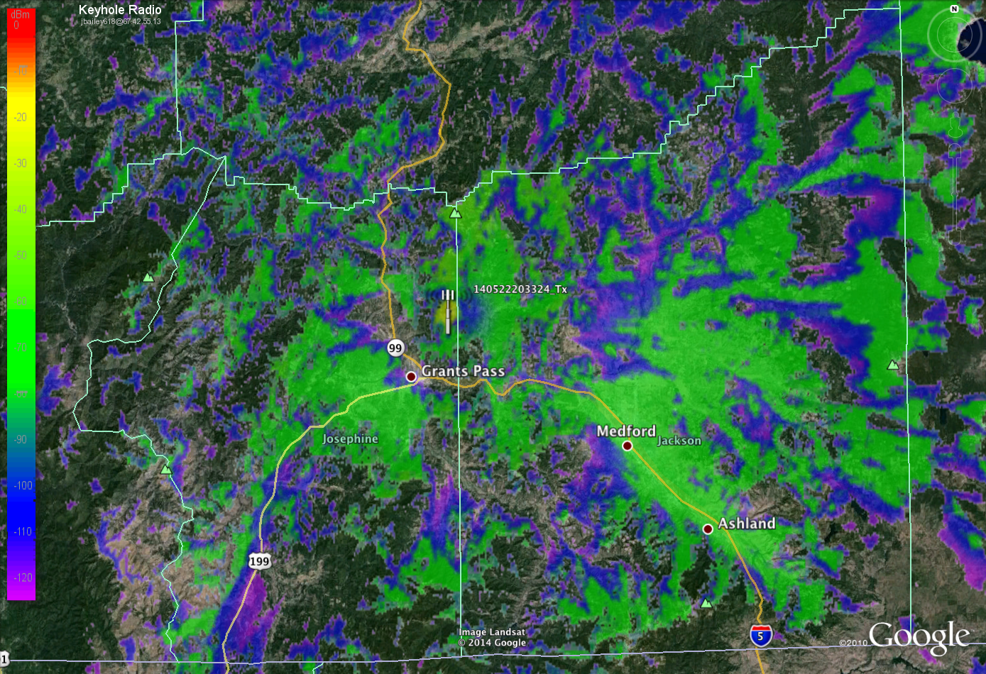 GMRS Repeater Coverage