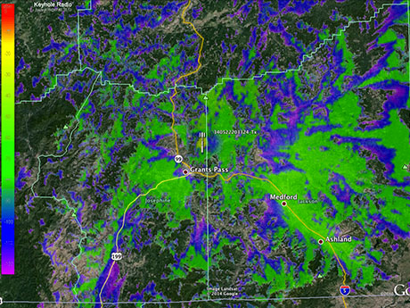 GMRS Repeater Coverage